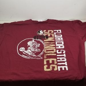 Jerzee Burgandy Florida State U T-shirt Size 3XL
